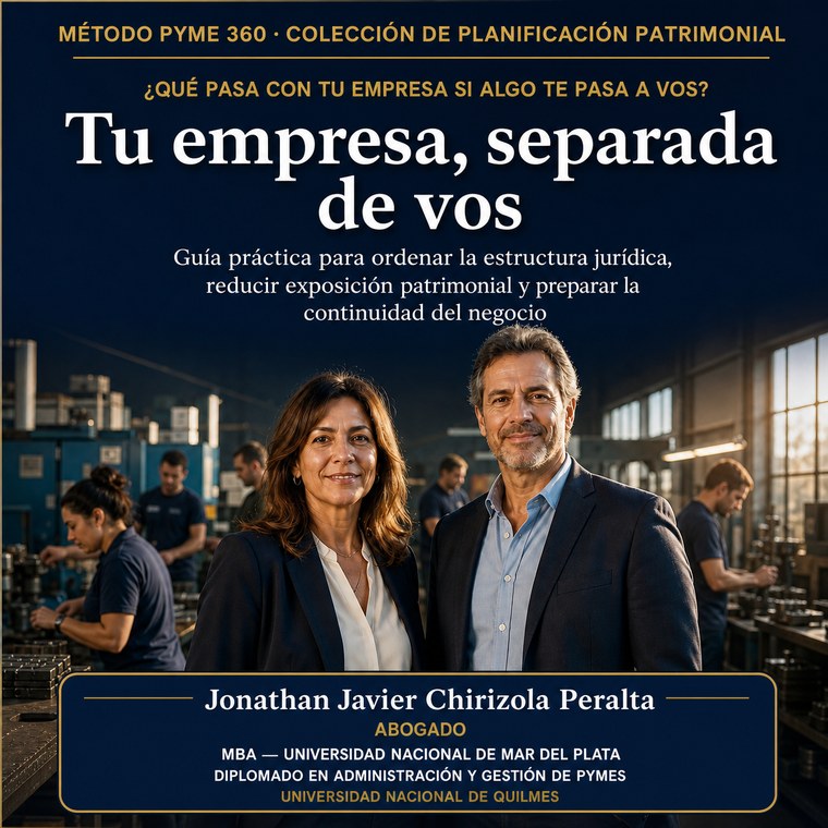 Portada de la guía Tu empresa, separada de vos